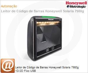 7980G-2USBC-0 - Leitor de Cdigo de Barras Honeywell Solaris 7980g 1D/2D Fixo USB