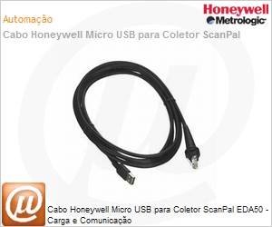 CBL-500-120-S00-03 - Cabo Honeywell Micro USB para Coletor ScanPal EDA50 - Carga e Comunicao