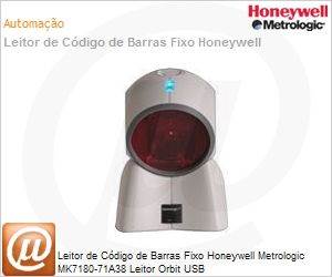 MK7180-71A138 - Leitor de Cdigo de Barras Fixo Honeywell Metrologic MK7180-71A38 Leitor Orbit USB