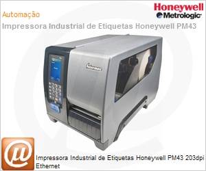 PM43A11000000201 - Impressora Industrial de Etiquetas Honeywell PM43 203dpi Ethernet