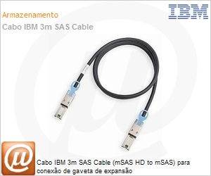 00Y2469 - Cabo IBM 3m SAS Cable (mSAS HD to mSAS) para conexo de gaveta de expanso