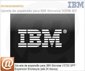 2072SEU - Gaveta de expanso para IBM Storwize V3700 SFF Expansion Enclosure (at 24 discos)