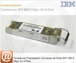 24982808-B24 - Transceiver (Transceptor) Conversor de Mdia SFP IBM 8 GBps Sw 8 Pack