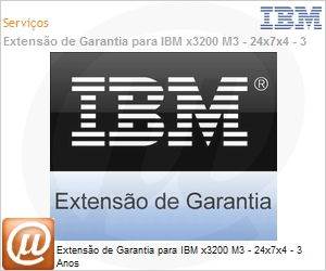 2SP12D8 - Extenso de Garantia para IBM x3200 M3 - 24x7x4 - 3 Anos 