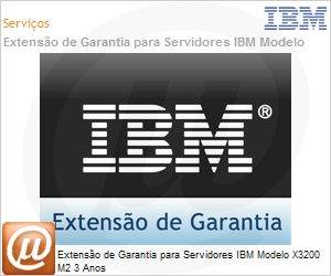 2SP1A14 - Extenso de Garantia para Servidores IBM Modelo X3200 M2 3 Anos 