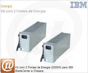 39M4675 - Kit com 2 Fontes de Energia (2000W) para IBM BladeCenter e Chassis.