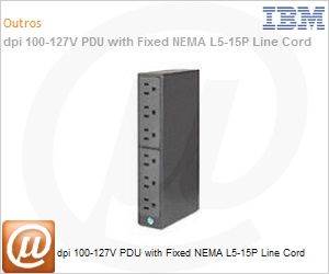 39Y8905 - dpi 100-127V PDU with Fixed NEMA L5-15P Line Cord
