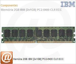 46C7428 - Memria 2GB IBM [2x1GB] PC2-6400 CL6 ECC