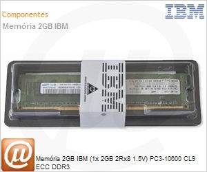 49Y1433 - Memria 2GB IBM (1x 2GB 2Rx8 1.5V) PC3-10600 CL9 ECC DDR3