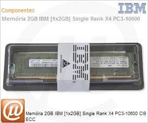 49Y1434 - Memria 2GB IBM [1x2GB] Single Rank X4 PC3-10600 Cl9 ECC