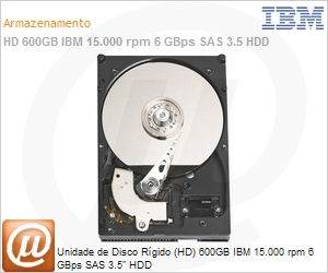49Y1866 - Unidade de Disco Rgido (HD) 600GB IBM 15.000 rpm 6 GBps SAS 3.5" HDD