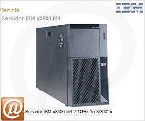 7383EQP - Servidor IBM x3500 M4 2.1GHz 15 8/3002x