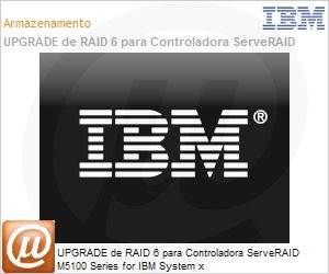 81Y4546 - UPGRADE de RAID 6 para Controladora ServeRAID M5100 Series for IBM System x