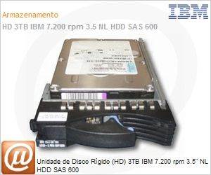 81Y9886 - Unidade de Disco Rgido (HD) 3TB IBM 7.200 rpm 3.5" NL HDD SAS 600