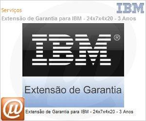8SP1514 - Extenso de Garantia para IBM - 24x7x4x20 - 3 Anos 