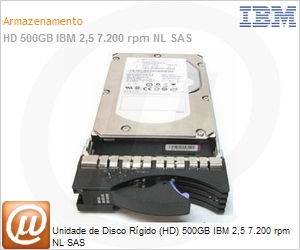 90Y8953 - Unidade de Disco Rgido (HD) 500GB IBM 2,5 7.200 rpm NL SAS