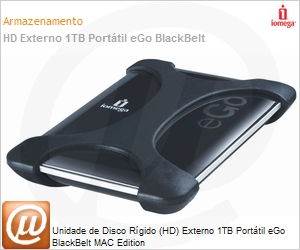 35115 - Unidade de Disco Rgido (HD) Externo 1TB Porttil eGo BlackBelt MAC Edition
