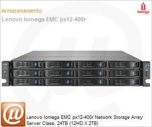 70BN9006LA - Lenovo Iomega EMC px12-400r Network Storage Array Server Class, 24TB (12HD X 2TB)