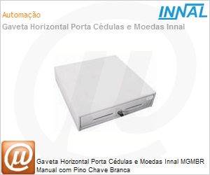 9005 - Gaveta Horizontal Porta Cdulas e Moedas Innal MGMBR Manual com Pino Chave Branca