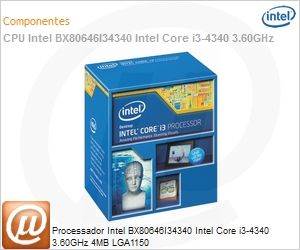931870 - Processador Intel BX80646I34340 Intel Core i3-4340 3.60GHz 4MB LGA1150