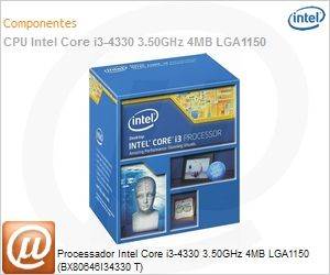 931871 - Processador Intel Core i3-4330 3.50GHz 4MB LGA1150 (BX80646I34330 T)