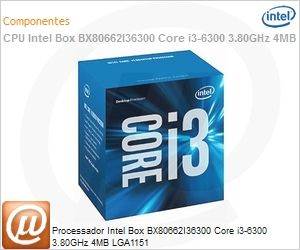 945908 - Processador Intel Box BX80662I36300 Core i3-6300 3.80GHz 4MB LGA1151