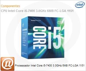 953681 - Processador Intel Core i5-7400 3.0GHz 6MB FC-LGA 1151