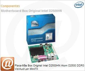 BOXD2500HN - Placa-Me Box Original Intel D2500HN Atom D2500 DDR3 Vid/Aud/Lan MiniITX