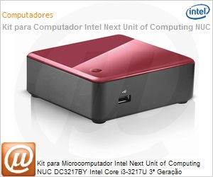 BOXDC3217BY - Kit para Microcomputador Intel Next Unit of Computing NUC DC3217BY Intel Core i3-3217U 3 Gerao (1.80GHz) HDMI sem memria, disco, mouse, teclado ou monitor