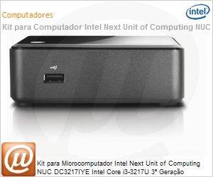BOXDC3217IYE - Kit para Microcomputador Intel Next Unit of Computing NUC DC3217IYE Intel Core i3-3217U 3 Gerao (1.80GHz) HDMI sem memria, disco, mouse, teclado ou monitor