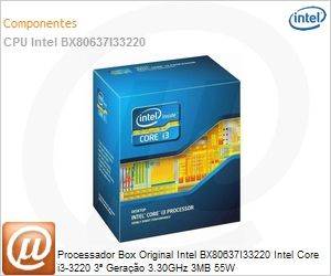 BX80637I33220 - Processador Box Original Intel BX80637I33220 Intel Core i3-3220 3 Gerao 3.30GHz 3MB 55W
