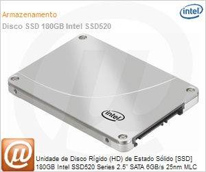 SSDSC2CW180A3K5 - Unidade de Disco Rgido (HD) de Estado Slido [SSD] 180GB Intel SSD520 Series 2.5" SATA 6GB/s 25nm MLC 9.5mm