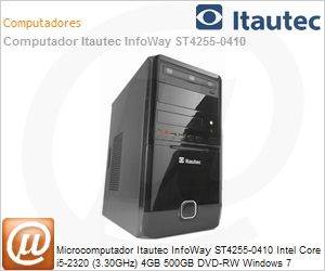 250000000410 - Desktop-PC Itautec InfoWay ST4255-0410 Intel Core i5-2320 (3.30GHz) 4GB 500GB DVD-RW Windows 7 Professional 64