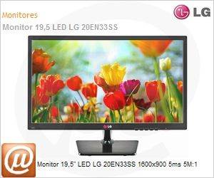 20EN33SS - Monitor 19,5" LED LG 20EN33SS 1600x900 5ms 5M:1
