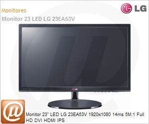23EA53V - Monitor 23" LED LG 23EA53V 1920x1080 14ms 5M:1 Full HD DVI HDMI IPS