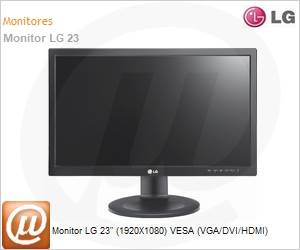 23MB35VQ - Monitor LG 23" (1920X1080) VESA (VGA/DVI/HDMI)