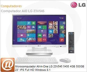 23V545-G.BK31P1 - Desktop-PC All-in-One LG 23V545 5456 4GB 500GB 23" IPS Full HD Windows 8.1