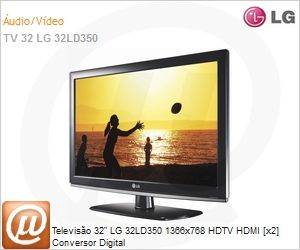 32LD350 - Televiso 32" LG 32LD350 1366x768 HDTV HDMI [x2] Conversor Digital