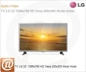 32LX300C - TV LG 32" 1366x768 HD Vesa 200x200 Modo Hotel