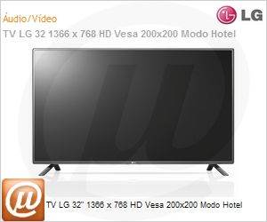32LX330H - TV LG 32" 1366 x 768 HD Vesa 200x200 Modo Hotel
