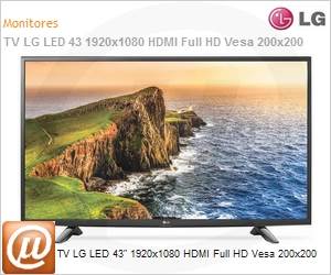 43LW300C - TV LG LED 43" 1920x1080 HDMI Full HD Vesa 200x200