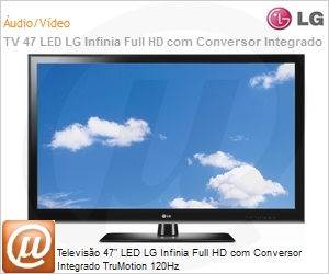 47LE5300 - Televiso 47" LED LG Infinia Full HD com Conversor Integrado TruMotion 120Hz