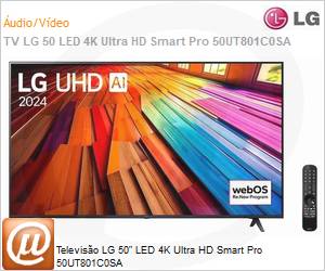 50UT801C0SA.AWZ - Televiso LG 50" LED 4K Ultra HD Smart Pro 50UT801C0SA