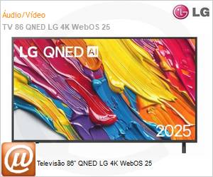 86QNED82ASG.AWZ - Televiso 86" QNED LG 4K WebOS 25 