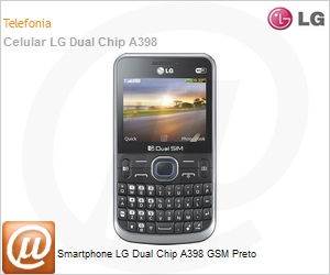 LGC398.ABRABK - Smartphone LG Dual Chip A398 GSM Preto