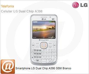 LGC398.ABRAWH - Smartphone LG Dual Chip A398 GSM Branco