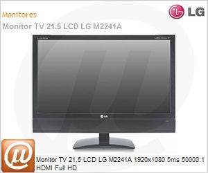 M2241A - Monitor TV 21.5 LCD LG M2241A 1920x1080 5ms 50000:1 HDMI Full HD