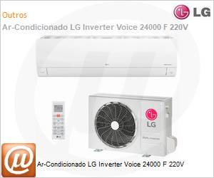 S3NQ24K231B - Ar-Condicionado LG Inverter Voice 24000 F 220V 
