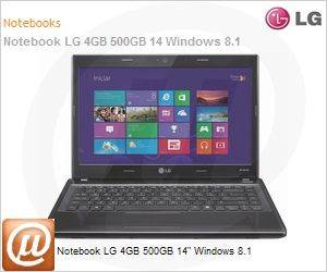 S460-G.BK36P1 - Notebook LG 4GB 500GB 14" Windows 8.1