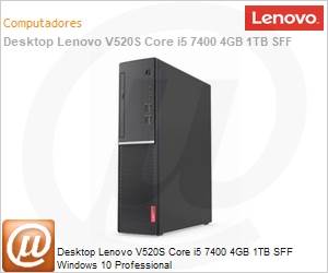 10NN000CBP - Desktop Lenovo V520S Core i5 7400 4GB 1TB SFF Windows 10 Professional